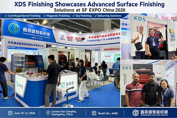 International customers visit the XDS Finishing booth during SF EXPO China 2026 International customers visit the XDS Finishing booth during SF EXPO China 2026