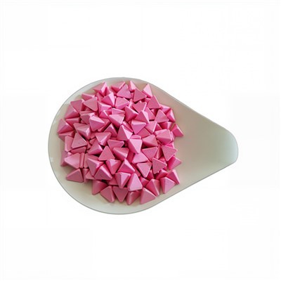 Equilateral Triangle Pink Resin Abrasive Media